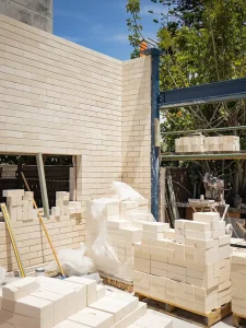 Pamment Projects North Bondi House IV Under Contstruction Chillingham White Bowral Face Bricks