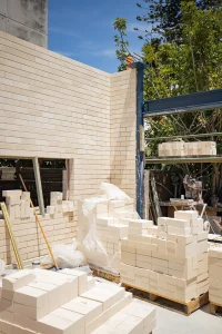 Pamment Projects North Bondi House IV Under Contstruction Chillingham White Bowral Face Bricks
