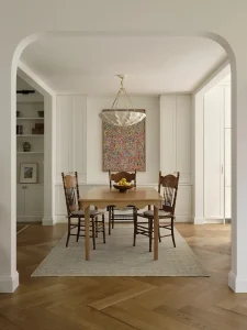 Pamment Projects Woollahra Aartment Arch Dining Room Bloomingdales Lighting